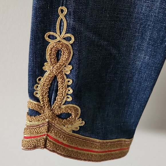 POLO RALPH LAUREN | Waverly Straight Crop Jeans In Indigo Sz 25 - Picture 4 of 6